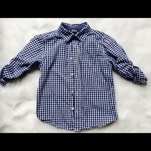 ⚽️Boys Blue Button Up Top⚽️